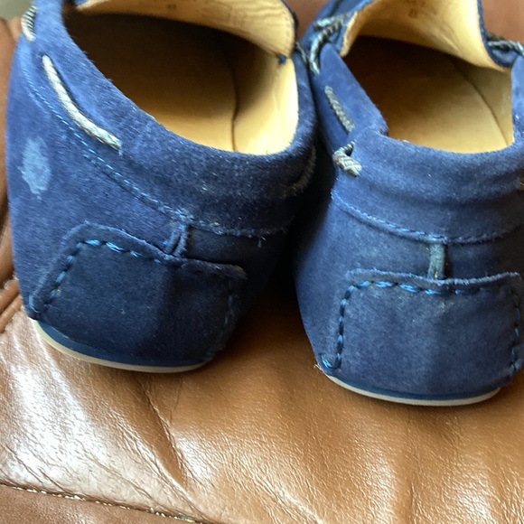 Cancun, Finsbury the smart shoes, blue suede, moccasins men’s size 8 slip ons - Picture 15 of 15
